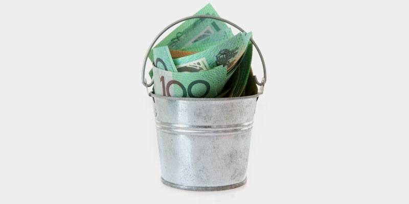 Bucket-of-money